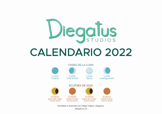 Calendario Diegatus Studios 2022