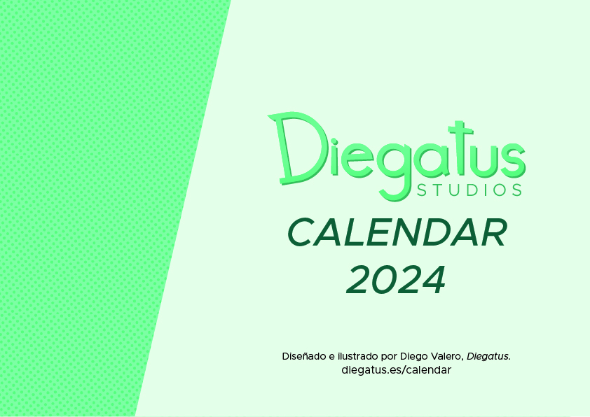 Diegatus Studios Calendar 2024