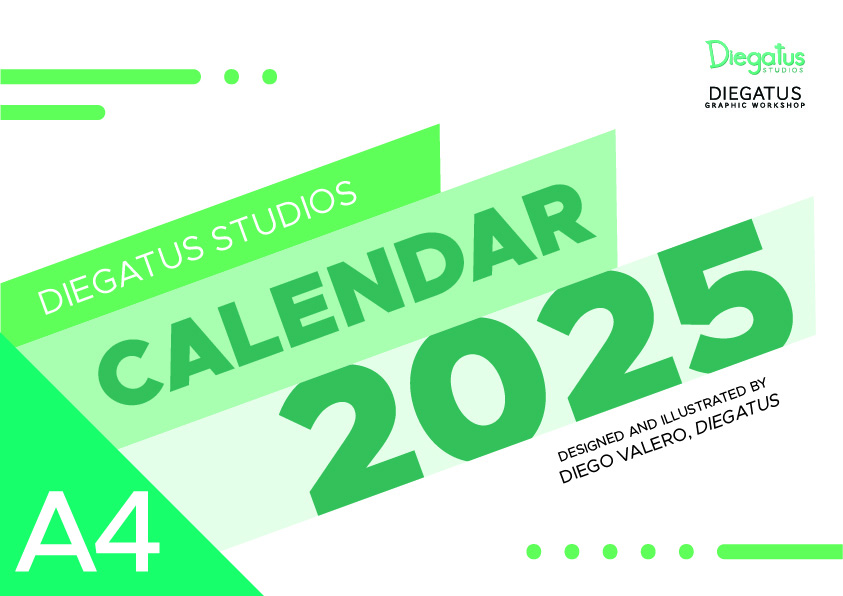 Diegatus Studios Calendar 2025 (A4)