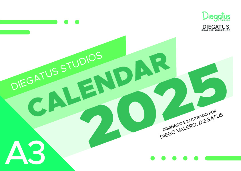 Diegatus Studios Calendar 2025 (A3)
