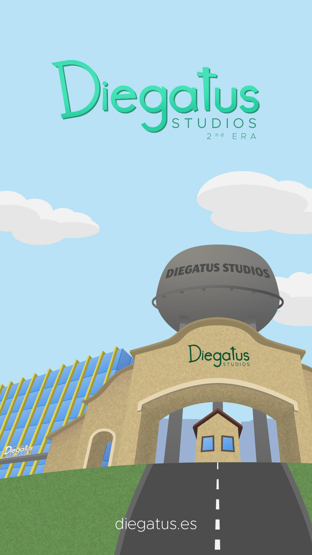 Diegatus Studios - 2-0 website beta background